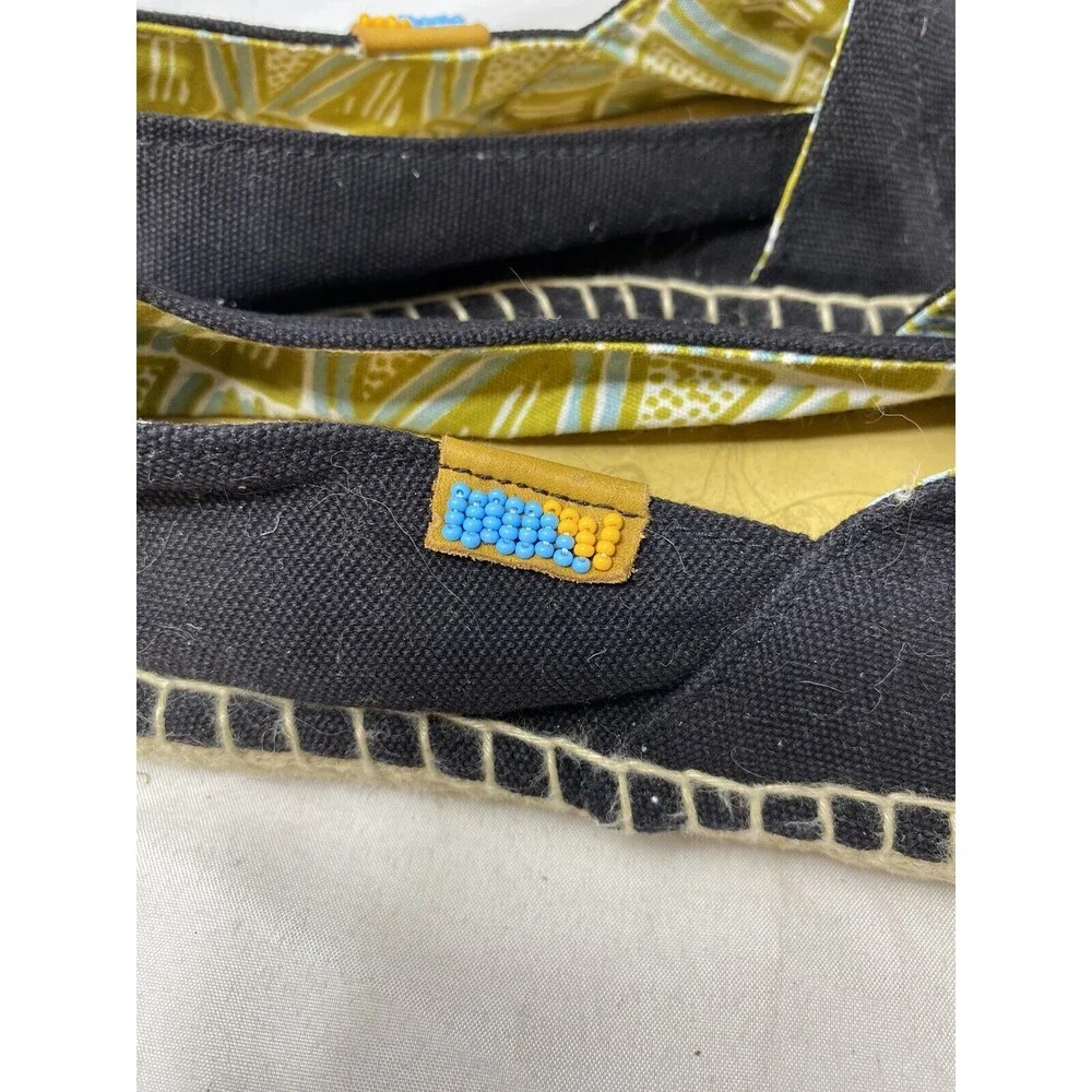 Ubuntu Life Classic Black Afridrilles Women's sz 9W Wide